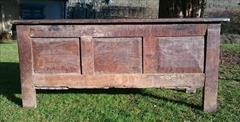 17th Century William And Mary Period Oak Antique Coffer 23d 60w 26h _14.JPG